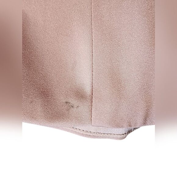 JENNY YOO Blush pink satin gown, sleeveless, size 2, wedding, bridal - Picture 5 of 6